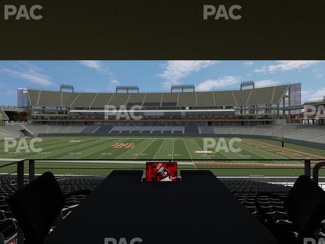 TDECU Stadium - Section Loge Box 31 Seat View