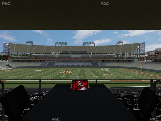 TDECU Stadium - Section Loge Box 32 Seat View