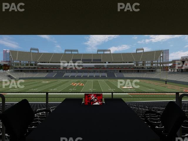 TDECU Stadium - Section Loge Box 32 Seat View