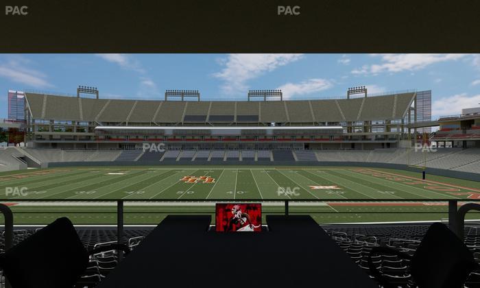 TDECU Stadium - Section Loge Box 32 Seat View
