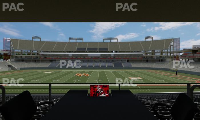 TDECU Stadium - Section Loge Box 32 Seat View