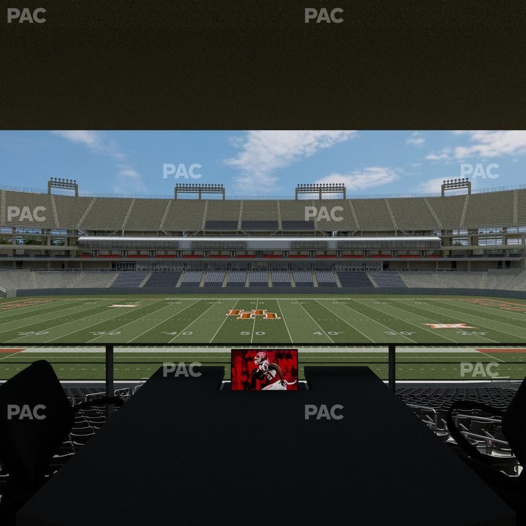 TDECU Stadium - Section Loge Box 34 Seat View