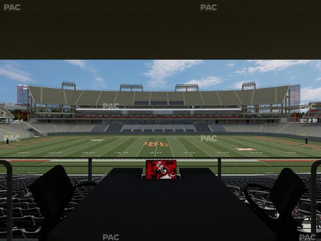 TDECU Stadium - Section Loge Box 34 Seat View