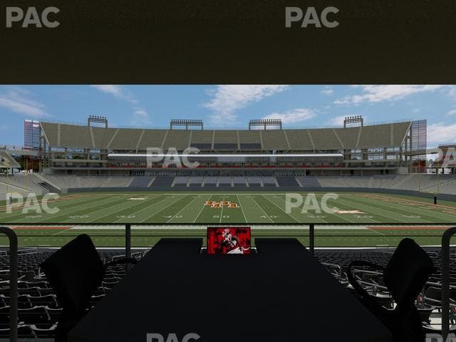TDECU Stadium - Section Loge Box 34 Seat View
