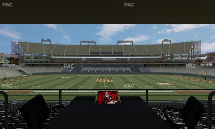 TDECU Stadium - Section Loge Box 34 Seat View