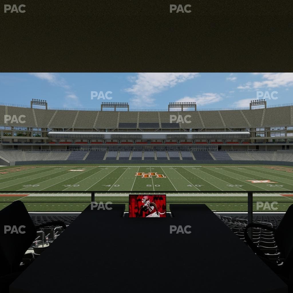 TDECU Stadium - Section Loge Box 35 Seat View