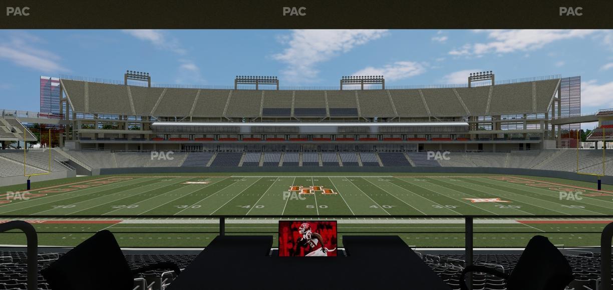 TDECU Stadium - Section Loge Box 35 Seat View