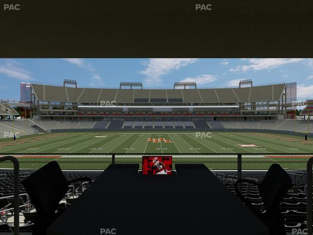 TDECU Stadium - Section Loge Box 35 Seat View