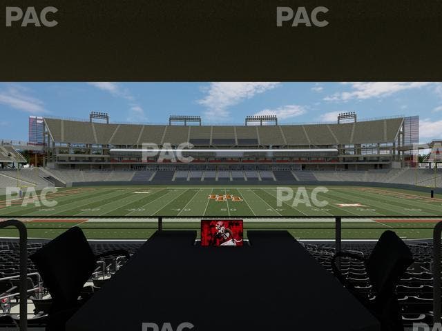 TDECU Stadium - Section Loge Box 35 Seat View