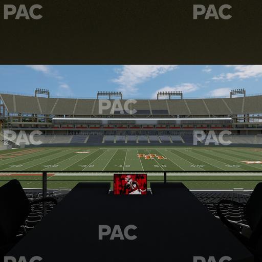 TDECU Stadium - Section Loge Box 36 Seat View