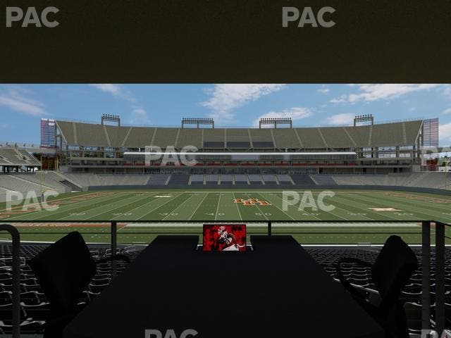 TDECU Stadium - Section Loge Box 36 Seat View
