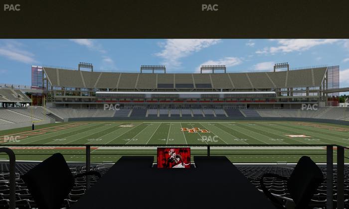 TDECU Stadium - Section Loge Box 36 Seat View