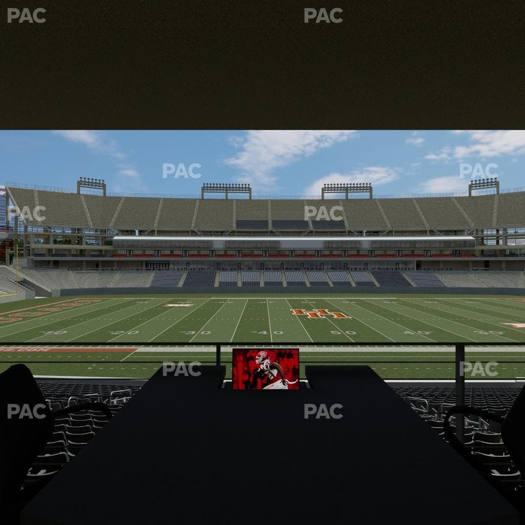 TDECU Stadium - Section Loge Box 37 Seat View