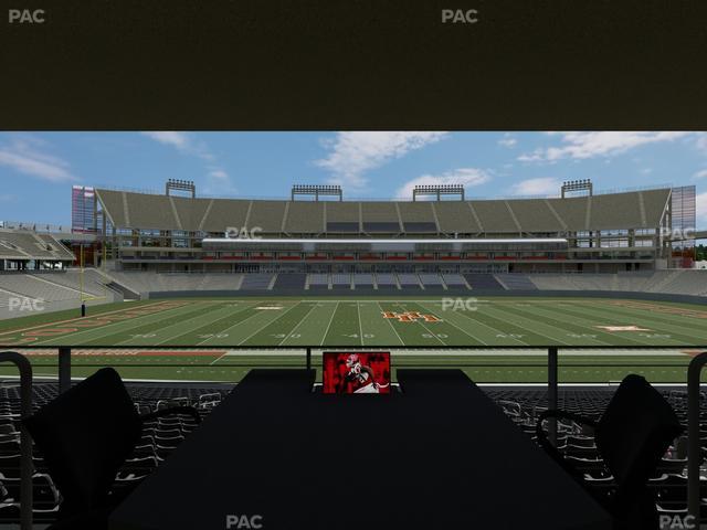 TDECU Stadium - Section Loge Box 37 Seat View