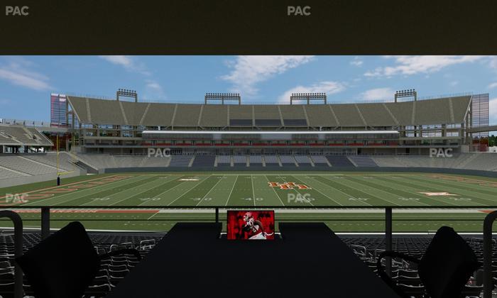 TDECU Stadium - Section Loge Box 37 Seat View