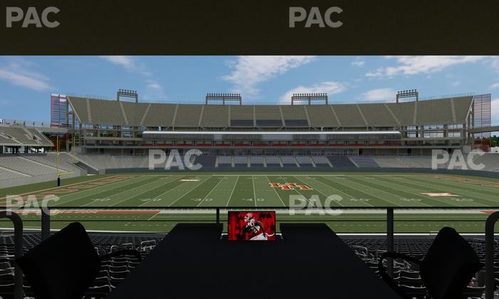 TDECU Stadium - Section Loge Box 37 Seat View