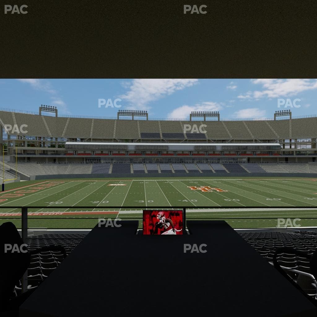 TDECU Stadium - Section Loge Box 38 Seat View