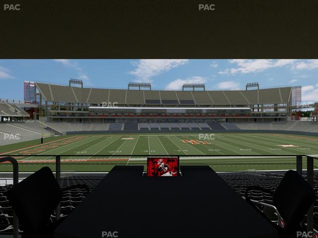 TDECU Stadium - Section Loge Box 38 Seat View