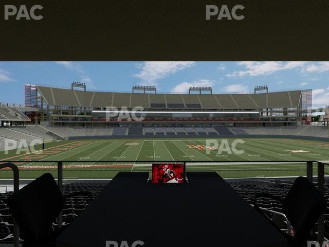 TDECU Stadium - Section Loge Box 38 Seat View