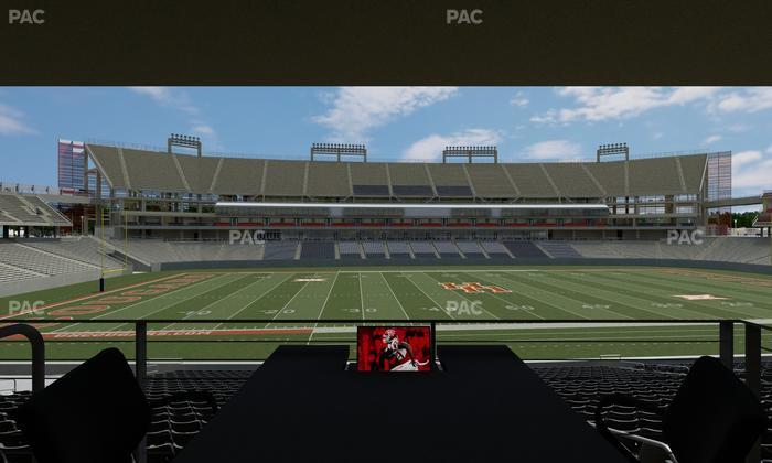 TDECU Stadium - Section Loge Box 38 Seat View