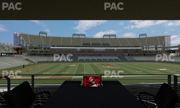 TDECU Stadium - Section Loge Box 38 Seat View