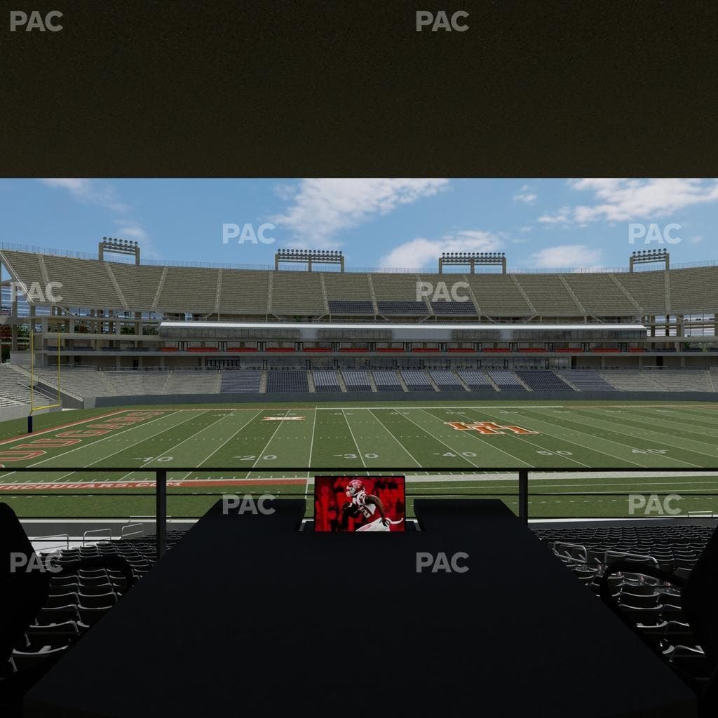 TDECU Stadium - Section Loge Box 39 Seat View