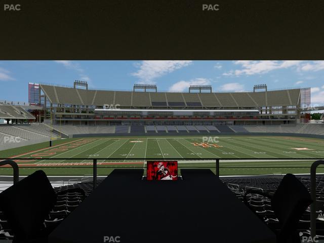 TDECU Stadium - Section Loge Box 39 Seat View
