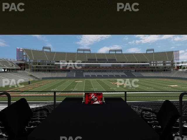 TDECU Stadium - Section Loge Box 39 Seat View