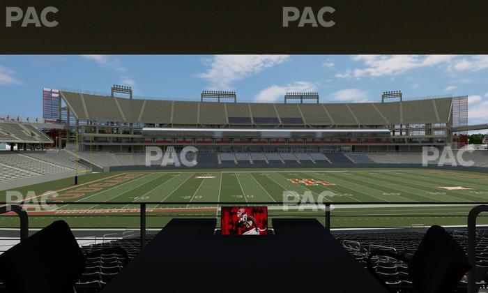TDECU Stadium - Section Loge Box 39 Seat View