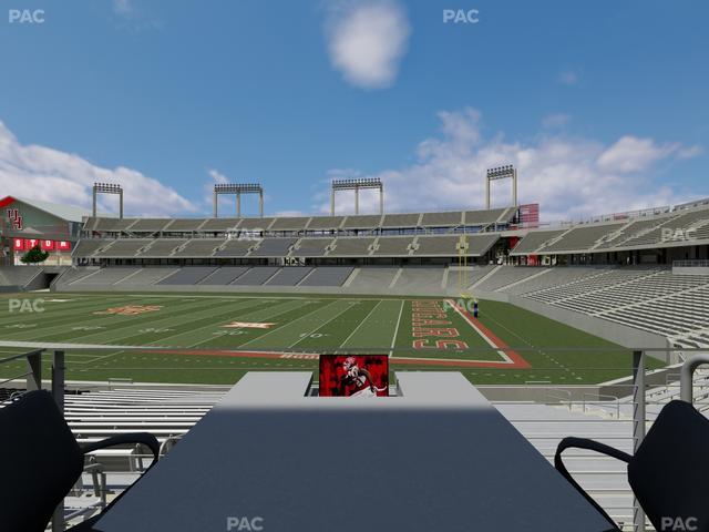 TDECU Stadium - Section Loge Box 4 Seat View