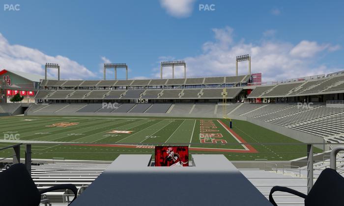 TDECU Stadium - Section Loge Box 4 Seat View