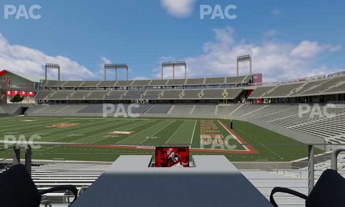 TDECU Stadium - Section Loge Box 4 Seat View