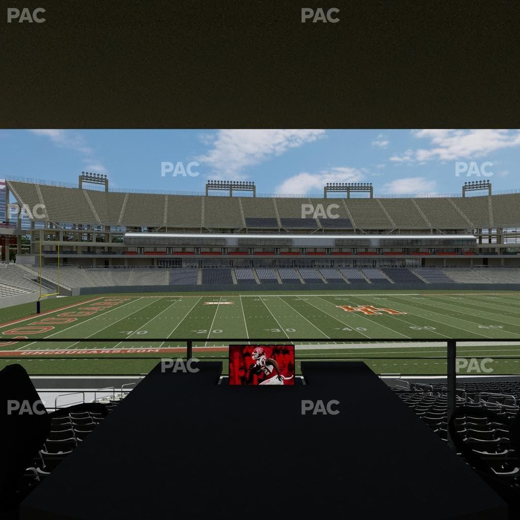 TDECU Stadium - Section Loge Box 40 Seat View