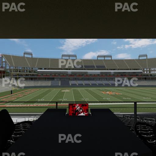 TDECU Stadium - Section Loge Box 40 Seat View