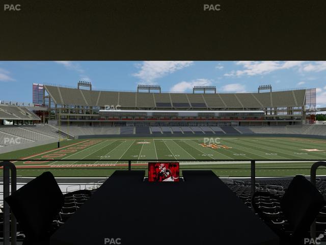 TDECU Stadium - Section Loge Box 40 Seat View