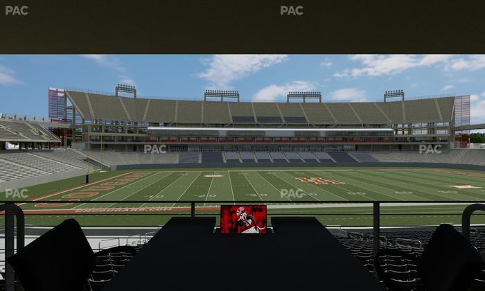 TDECU Stadium - Section Loge Box 40 Seat View