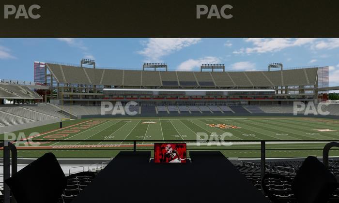 TDECU Stadium - Section Loge Box 40 Seat View