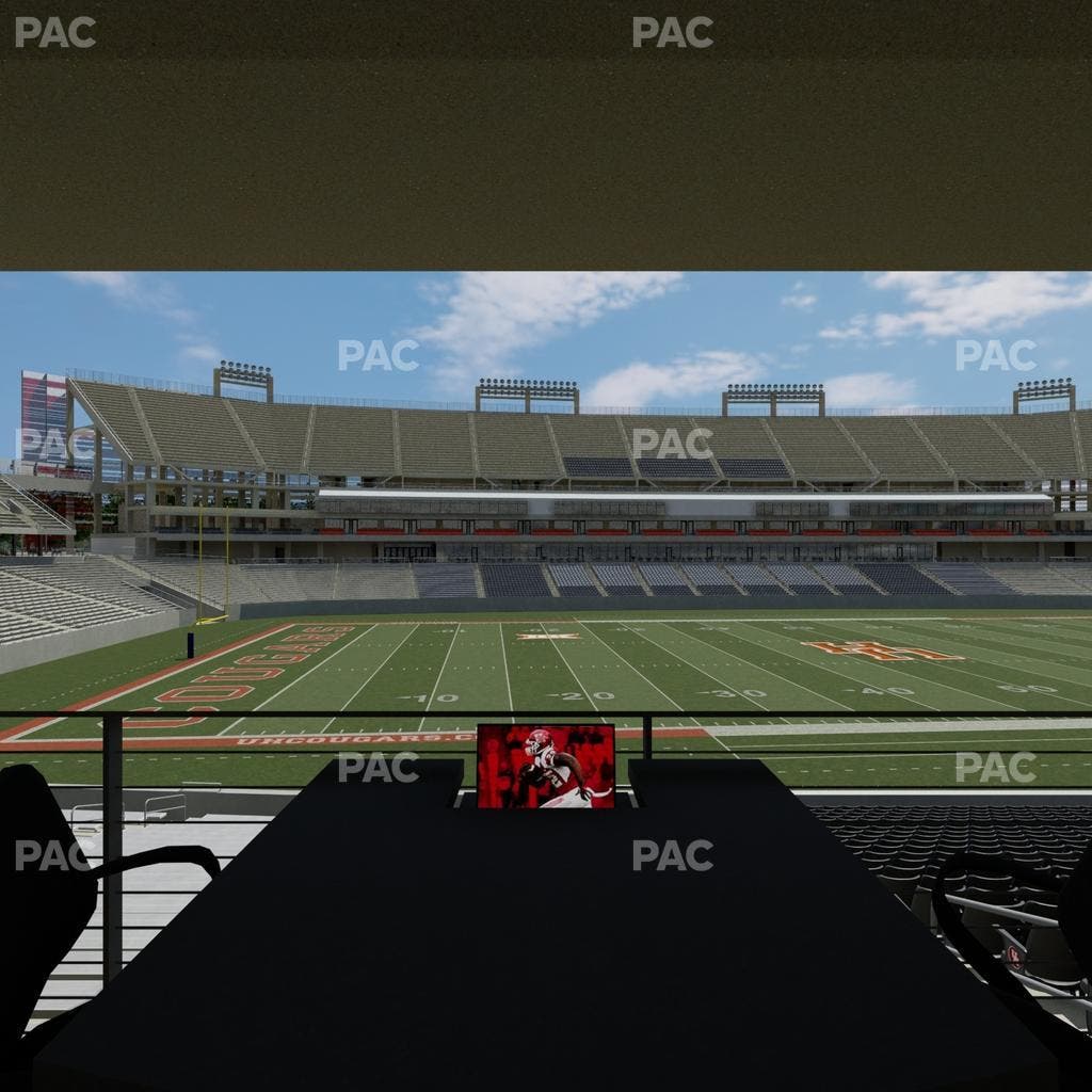 TDECU Stadium - Section Loge Box 41 Seat View
