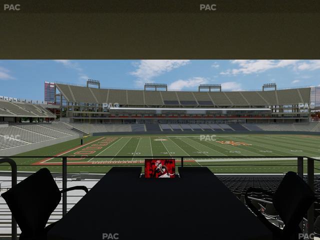 TDECU Stadium - Section Loge Box 41 Seat View