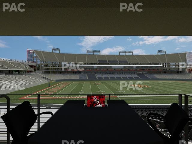 TDECU Stadium - Section Loge Box 41 Seat View