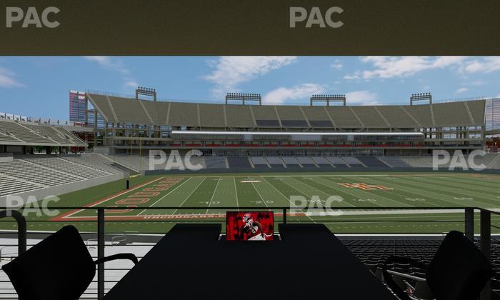 TDECU Stadium - Section Loge Box 41 Seat View