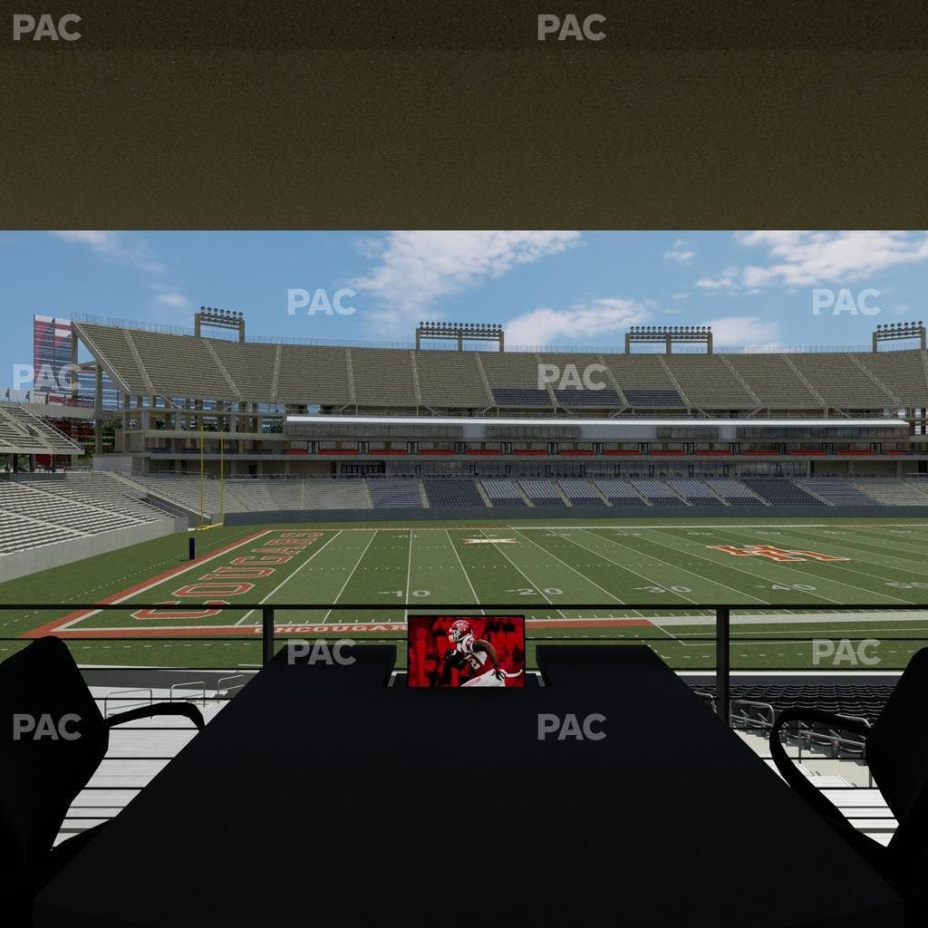 TDECU Stadium - Section Loge Box 42 Seat View
