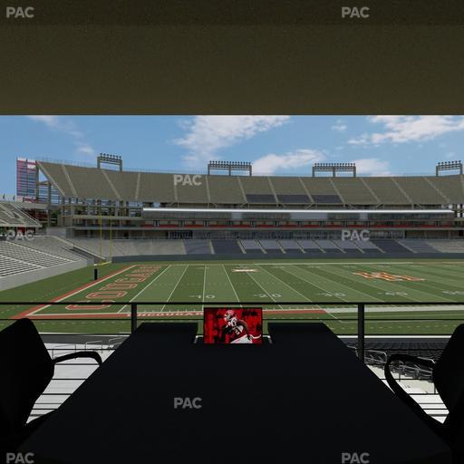 TDECU Stadium - Section Loge Box 42 Seat View