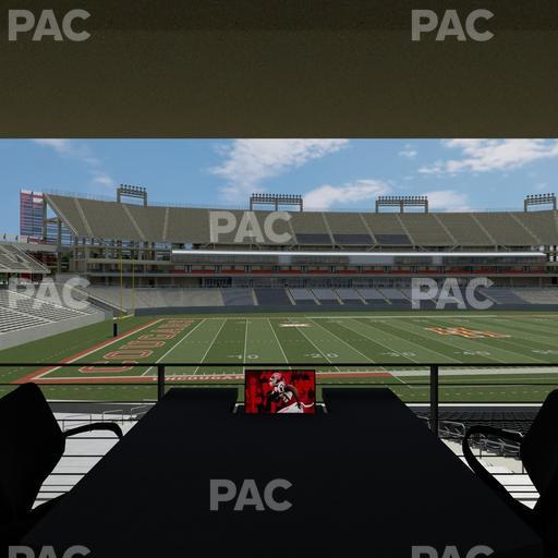 TDECU Stadium - Section Loge Box 42 Seat View