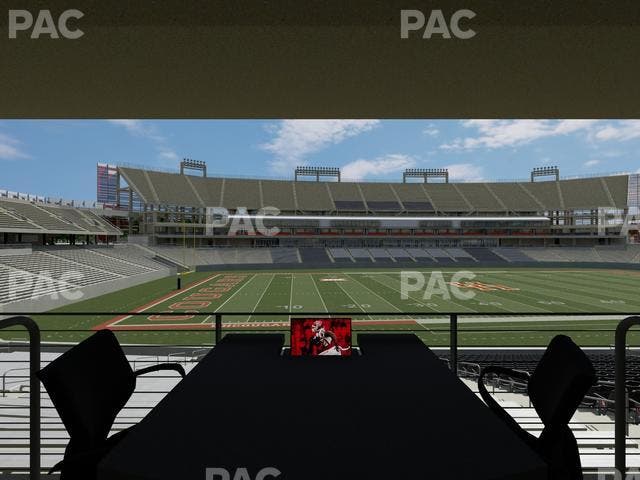 TDECU Stadium - Section Loge Box 42 Seat View