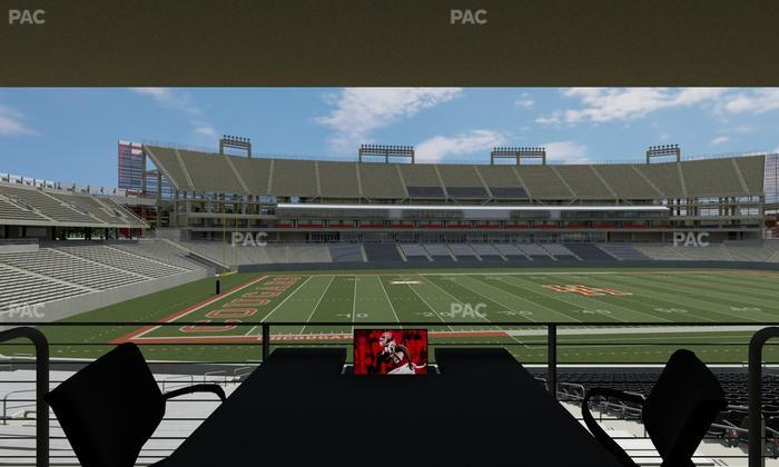 TDECU Stadium - Section Loge Box 42 Seat View