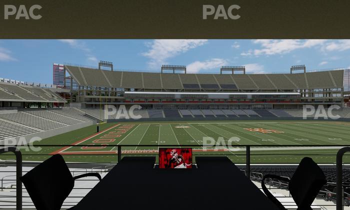 TDECU Stadium - Section Loge Box 42 Seat View