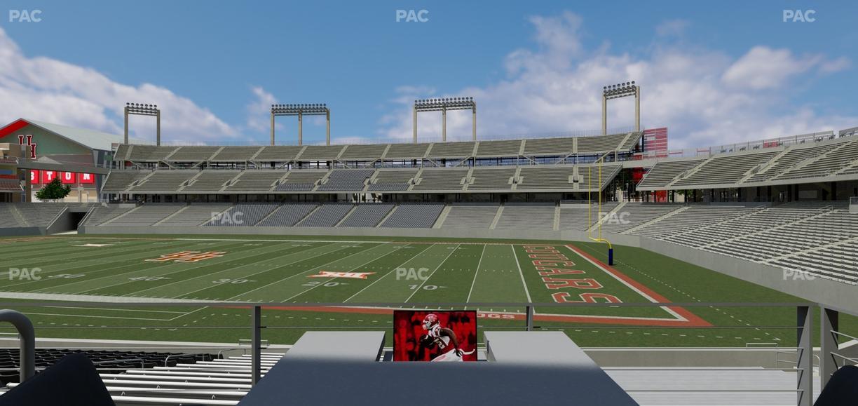 TDECU Stadium - Section Loge Box 5 Seat View
