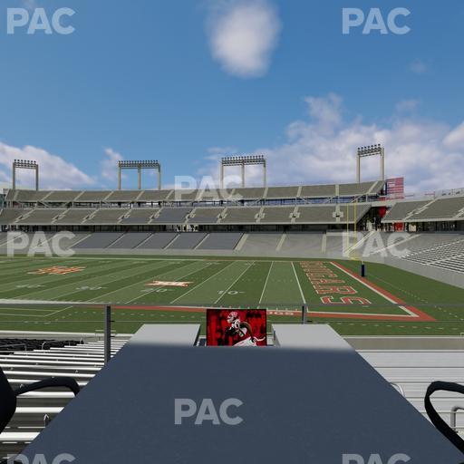 TDECU Stadium - Section Loge Box 5 Seat View