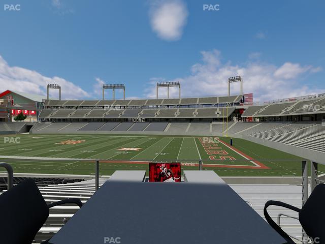 TDECU Stadium - Section Loge Box 5 Seat View